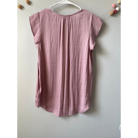 Rachel Zoe Lilac Purple Blouse w/ Butterfly Sleeves - Picture 4 of 5